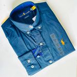 Camisa Social Ralph Lauren - Fio Tinto Micro Xadrez 