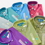 Camisa Social Ralph Lauren - Fio Tinto Micro Xadrez 