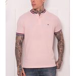 Camiseta Tommy Hilfiger - Gola Retilinea Tricolor 