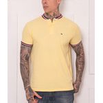 Camiseta Tommy Hilfiger - Gola Retilinea Tricolor 