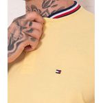 Camiseta Tommy Hilfiger - Gola Retilinea Tricolor 