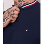 Camiseta Tommy Hilfiger - Gola Retilinea Tricolor 