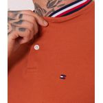 Camiseta Tommy Hilfiger - Gola Retilinea Tricolor 