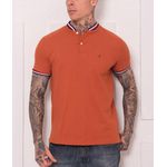 Camiseta Tommy Hilfiger - Gola Retilinea Tricolor 