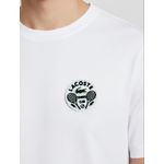Camiseta Lacoste - Branca - Chinesa 