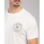 Camiseta Lacoste Branca Básica 
