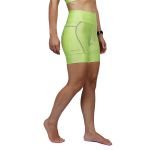 Short de Corrida Feminino Compressão Sprint Race Verde Com Bolso