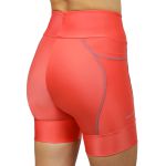 Short de Corrida Feminino Compressão Sprint Race Coral Com Bolso 