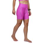 Short de Corrida Feminino Compressão Sprint Race Rosa Com Bolso 