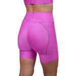 Short de Corrida Feminino Compressão Sprint Race Rosa Com Bolso 