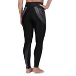 Calça de Compressão para Corrida Sprint Race Feminina Preta Com Bolso 