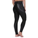 Calça de Compressão para Corrida Sprint Race Feminina Preta Com Bolso 