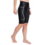 Bermuda de Corrida Feminina Compressão Sprint Race Preto Com Bolso 