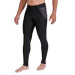 Calça de Compressão para Corrida Sprint Race Masculina Preta Com Bolso