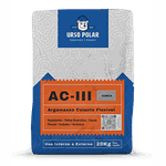 ARGAMASSA COLANTE ACIII CINZA 20KG - URSO POLAR