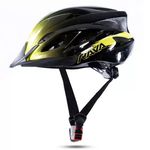 Capacete Mtb Rava Space Iii Preto / Amarelo 