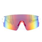 Oculos Absolute Prime Ex Branco/vermelho Lente Vermelha