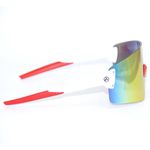 Oculos Absolute Prime Ex Branco/vermelho Lente Vermelha