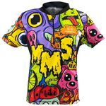 Camisa Manga Curta Infantil Marcio May Light Monstros - 10 Anos