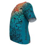 Camisa Manga Curta Infantil Marcio May Scary Fun Colorful Colorida - 8 Anos