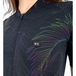 Camisa Manga Curta Marcio May Feminina Funny Rainbow Leaves Preto