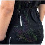 Camisa Manga Curta Marcio May Feminina Funny Rainbow Leaves Preto