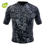 Camisa Manga Curta Marcio May Masculina Funny Premium Bicycles Preto/cinza
