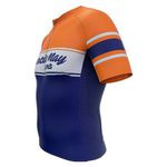Camisa Manga Curta Marcio May Masculina Sport Deep Vintage Laranja/azul