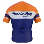 Camisa Manga Curta Marcio May Masculina Sport Deep Vintage Laranja/azul