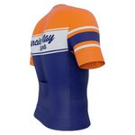 Camisa Manga Curta Marcio May Masculina Sport Deep Vintage Laranja/azul