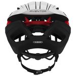 Capacete Mtb Abus Aventor Branco / Vermelho 