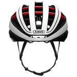 Capacete Mtb Abus Aventor Branco / Vermelho 