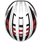 Capacete Mtb Abus Aventor Branco / Vermelho 
