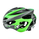 Capacete Mtb High One Volcano Cinza/verde Fluorescente - M