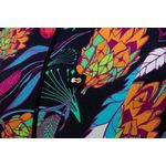 Macaquinho Manga Curta Marcio May Slim Fit Ocean Leaves