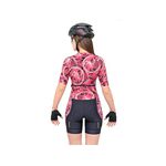 Macaquinho Manga Curta Marcio May Slim Fit Bike Cherry