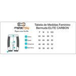 Bermuda Marcio May Feminina Elite Carbon Preto