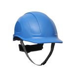 Capacete Steelflex Turtle Azul com Aba Frontal, Suspensão, Catraca e Jugular Ca35983