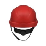 Capacete Steelflex Turtle Vermelho com Aba Frontal, Suspensão, Catraca e Jugular Ca35983