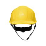 Capacete Steelflex Turtle Amarelo com Aba Frontal, Suspensão, Catraca e Jugular Ca35983