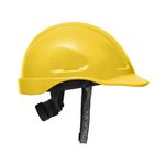 Capacete Steelflex Turtle Amarelo com Aba Frontal, Suspensão, Catraca e Jugular Ca35983