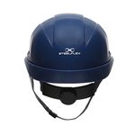 Capacete Steelflex Turtle Azul Marinho com Aba Frontal, Suspensão, Catraca e Jugular Ca35983