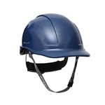 Capacete Steelflex Turtle Azul Marinho com Aba Frontal, Suspensão, Catraca e Jugular Ca35983
