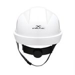 Capacete Steelflex Turtle Branco com Aba Frontal, Suspensão, Catraca e Jugular Ca35983