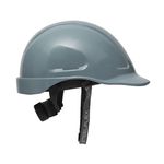 Capacete Steelflex Turtle Cinza com Aba Frontal, Suspensão, Catraca e Jugular Ca35983