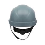 Capacete Steelflex Turtle Cinza com Aba Frontal, Suspensão, Catraca e Jugular Ca35983