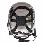 Capacete Steelflex Turtle Azul Marinho com Aba Frontal, Suspensão, Catraca e Jugular Ca35983