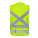 COLETE REFLETIVO AMARELO FLUORESCENTE - 4 BOLSOS
