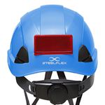 Capacete Steelflex Falcon Alpinista C/ Suspensão Classe G Azul Ca42234