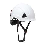 Capacete Steelflex Falcon Alpinista C/ Suspensão Classe G Branco Ca42234